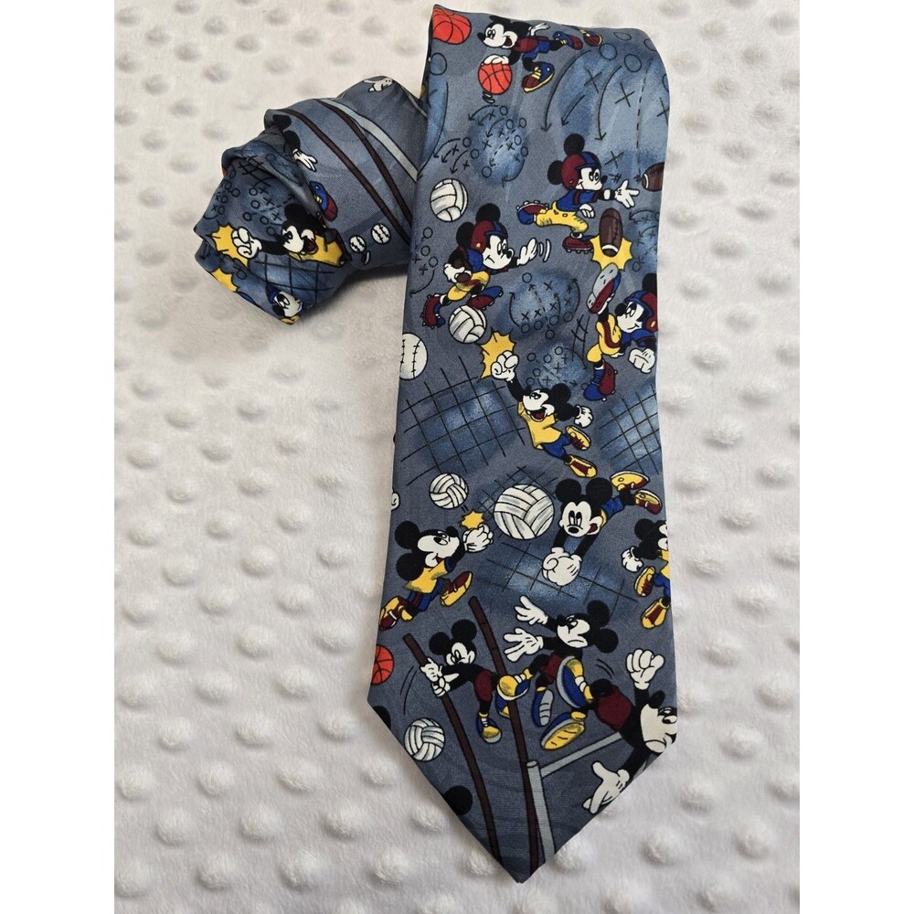 Balancine Inc Mickey Mouse Tie Sports Basketball Necktie Disney Volleyball Goal
